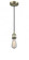 Bare Bulb - 1 Light - 3 inch - Antique Brass - Cord hung - Mini Pendant (3442|200C-AB)