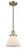 Cone - 1 Light - 8 inch - Antique Brass - Cord hung - Mini Pendant (3442|201C-AB-G41)