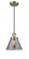 Cone - 1 Light - 8 inch - Antique Brass - Cord hung - Mini Pendant (3442|201C-AB-G43)