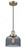 Bell - 1 Light - 8 inch - Antique Brass - Cord hung - Mini Pendant (3442|201C-AB-G73)
