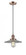 Halophane - 1 Light - 9 inch - Antique Copper - Cord hung - Mini Pendant (3442|201C-AC-G2-LED)