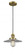Halophane - 1 Light - 9 inch - Brushed Brass - Cord hung - Mini Pendant (3442|201C-BB-G2-LED)