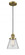 Cone - 1 Light - 6 inch - Brushed Brass - Cord hung - Mini Pendant (3442|201C-BB-G62-LED)