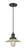 Halophane - 1 Light - 9 inch - Matte Black - Cord hung - Mini Pendant (3442|201C-BK-G2)