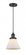 Cone - 1 Light - 8 inch - Matte Black - Cord hung - Mini Pendant (3442|201C-BK-G41)