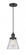 Cone - 1 Light - 6 inch - Matte Black - Cord hung - Mini Pendant (3442|201C-BK-G62-LED)