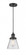 Cone - 1 Light - 6 inch - Matte Black - Cord hung - Mini Pendant (3442|201C-BK-G64)