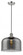 Bell - 1 Light - 12 inch - Polished Nickel - Cord hung - Mini Pendant (3442|201C-PN-G73-L)