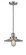Halophane - 1 Light - 9 inch - Brushed Satin Nickel - Cord hung - Mini Pendant (3442|201C-SN-G2-LED)