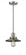 Railroad - 1 Light - 8 inch - Brushed Satin Nickel - Cord hung - Mini Pendant (3442|201C-SN-M2-LED)