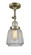 Chatham - 1 Light - 7 inch - Antique Brass - Adjustable Semi-Flush Mount (3442|201F-AB-G142)