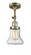 Bellmont - 1 Light - 6 inch - Antique Brass - Adjustable Semi-Flush Mount (3442|201F-AB-G194)