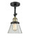 Cone - 1 Light - 6 inch - Black Antique Brass - Adjustable Semi-Flush Mount (3442|201F-BAB-G62)
