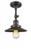 Railroad - 1 Light - 8 inch - Oil Rubbed Bronze - Adjustable Semi-Flush Mount (3442|201F-OB-M5-LED)