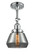 Fulton - 1 Light - 7 inch - Polished Chrome - Adjustable Semi-Flush Mount (3442|201F-PC-G173-LED)