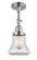 Bellmont - 1 Light - 6 inch - Polished Chrome - Adjustable Semi-Flush Mount (3442|201F-PC-G192-LED)