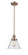 Cone - 1 Light - 8 inch - Antique Copper - Stem Hung - Mini Pendant (3442|201S-AC-G44-LED)