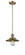 Railroad - 1 Light - 8 inch - Brushed Brass - Stem Hung - Mini Pendant (3442|201S-BB-M4-LED)