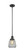 Chatham - 1 Light - 7 inch - Matte Black - Stem Hung - Mini Pendant (3442|201S-BK-G142-LED)