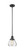 Fulton - 1 Light - 7 inch - Matte Black - Stem Hung - Mini Pendant (3442|201S-BK-G172)