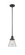 Cone - 1 Light - 6 inch - Matte Black - Stem Hung - Mini Pendant (3442|201S-BK-G62)