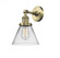 Cone - 1 Light - 8 inch - Antique Brass - Adjustable Sconce (3442|203-AB-G42-LED)