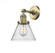 Cone - 1 Light - 8 inch - Antique Brass - Adjustable Sconce (3442|203-AB-G44)