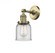 Bell - 1 Light - 5 inch - Antique Brass - Adjustable Sconce (3442|203-AB-G52-LED)
