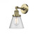 Cone - 1 Light - 6 inch - Antique Brass - Adjustable Sconce (3442|203-AB-G64-LED)