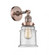 Canton - 1 Light - 7 inch - Antique Copper - Adjustable Sconce (3442|203-AC-G184-LED)