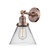 Cone - 1 Light - 8 inch - Antique Copper - Adjustable Sconce (3442|203-AC-G42-LED)