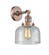 Bell - 1 Light - 8 inch - Antique Copper - Adjustable Sconce (3442|203-AC-G74-LED)