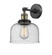 Bell - 1 Light - 8 inch - Black Antique Brass - Adjustable Sconce (3442|203-BAB-G74)