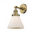 Cone - 1 Light - 8 inch - Brushed Brass - Sconce (3442|203-BB-G41-LED)