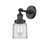 Bell - 1 Light - 5 inch - Matte Black - Adjustable Sconce (3442|203-BK-G52-LED)