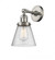Cone - 1 Light - 6 inch - Brushed Satin Nickel - Adjustable Sconce (3442|203-SN-G64-LED)