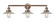 Halophane - 3 Light - 33 inch - Antique Copper - Bath Vanity Light (3442|205-AC-G2-LED)