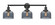 Bell - 3 Light - 32 inch - Matte Black - Bath Vanity Light (3442|205-BK-G73)