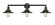 Railroad - 3 Light - 32 inch - Matte Black - Bath Vanity Light (3442|205-BK-M6)
