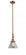 Cone - 1 Light - 8 inch - Antique Copper - Stem Hung - Adjustable Mini Pendant (3442|206-AC-G42-LED)
