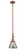Cone - 1 Light - 8 inch - Antique Copper - Stem Hung - Adjustable Mini Pendant (3442|206-AC-G43-LED)