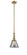 Cone - 1 Light - 8 inch - Brushed Brass - Stem Hung - Adjustable Mini Pendant (3442|206-BB-G43-LED)