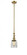 Bell - 1 Light - 5 inch - Brushed Brass - Stem Hung - Adjustable Mini Pendant (3442|206-BB-G52-LED)