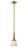 Cone - 1 Light - 6 inch - Brushed Brass - Stem Hung - Adjustable Mini Pendant (3442|206-BB-G61-LED)