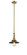 Railroad - 1 Light - 8 inch - Brushed Brass - Stem Hung - Adjustable Mini Pendant (3442|206-BB-M4-LED)