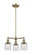 Bell - 3 Light - 19 inch - Antique Brass - Stem Hung - Chandelier (3442|207-AB-G52-LED)