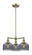 Bell - 3 Light - 22 inch - Antique Brass - Stem Hung - Chandelier (3442|207-AB-G73)