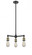 Bare Bulb 3 Light Chandelier (3442|207NH-BAB-LED)