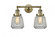 Chatham - 2 Light - 16 inch - Antique Brass - Adjustable Bath Vanity Light (3442|208-AB-G142-LED)
