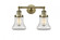 Bellmont - 2 Light - 17 inch - Antique Brass - Adjustable Bath Vanity Light (3442|208-AB-G192)